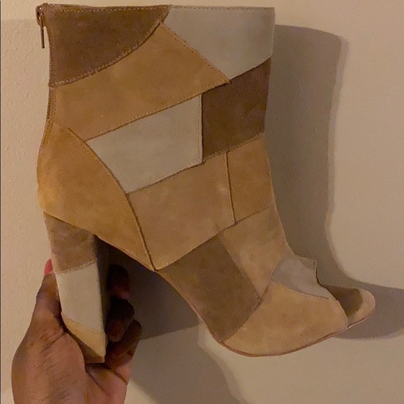 Suede Neutral Patchwork - Picture 4 of 6